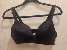 Curvation T-Shirt Black Side Shaper 38C Bra Wire Free Bra  38-9