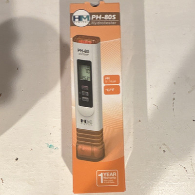HM Digital PH-80S Digital Display pH & Temperature Meter HydroTester