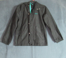 GAP Kids Jacket Boys Size XL Black Full Zip Hooded Fleece Lined Coat Outdoors