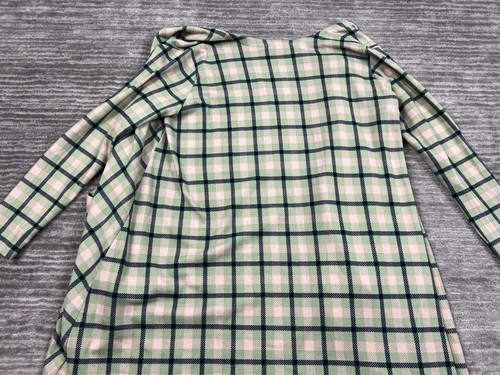 Lularoe Sweater Womens Medium Multicolor Plaid Long Sleeve Open Front - Picture 8 of 11