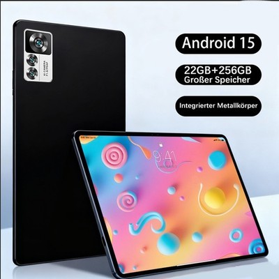 2026 Neueste Tablet Android 15 Tablet 22GB+256GB 8-Core 1920x1200 8000mAh 3.5mm