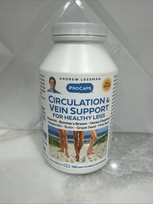 Andrew Lessman Circulation & Vein Support 720 Caps Exp: 03/2029 Factory Sealed