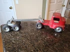 Early Vintage Tonka Toys Ford Log Hauler Truck 1950's Original Paint Patina GUC
