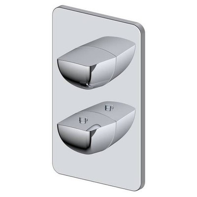 RAK Moon 1 Auslauf Thermostat Unterputz Duschventil - Chrom, RAKMOO3201C