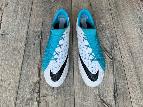 Scarpe da calcio Nike Hypervenom Phantom 3 Elite bianche blu tacchetti US10,5 - Foto 3 di 23