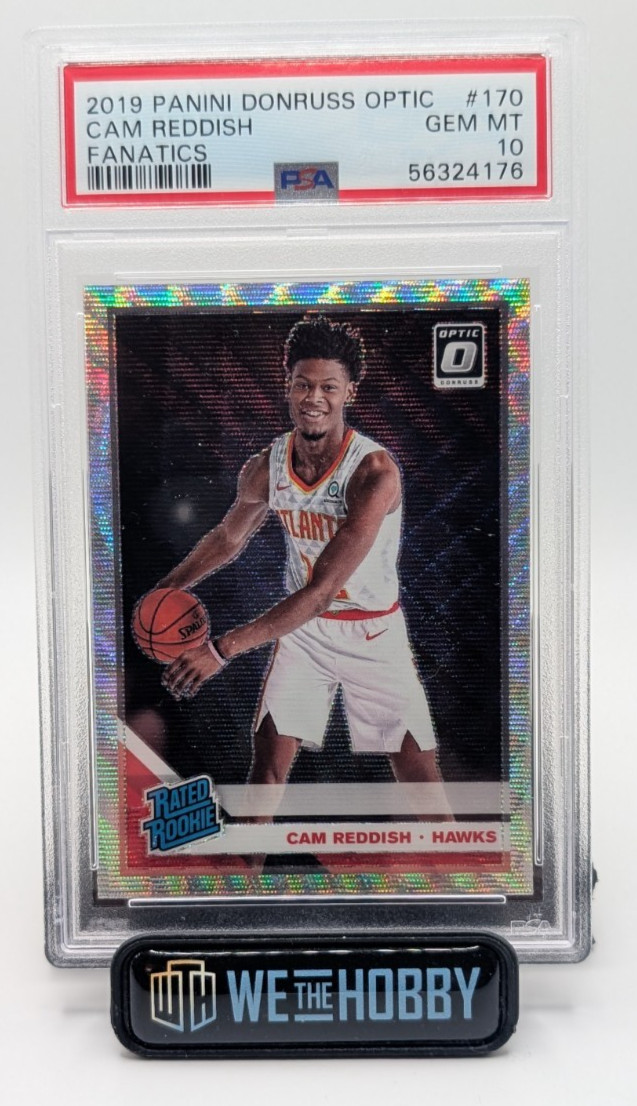 Cam Reddish 2019 Panini Donruss Optic Fanatics Rated Rookie PSA 10 Atlanta Hawks
