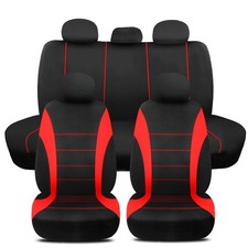 Polyester Car Seat Covers Front Rear Full Set For Chevrolet Chevy Car Suv Truck