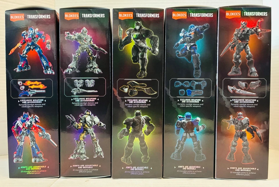 BLOKEES Transformers Classic Class Optimus Megatron Mirage Scourge Lot of 5 Kits - Image 3 of 4