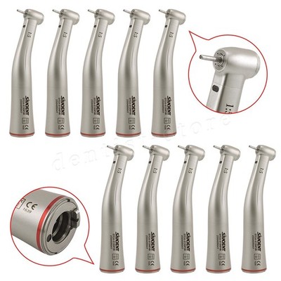 10*Dental 1:5 Winkelstück handpiece Wasser Licht Rot kompatible KaVo NSK SANDENT