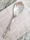 Francis I Reed & Barton 6" Scalloped Sugar Shell Spoon Sterling Silver Old Mark
