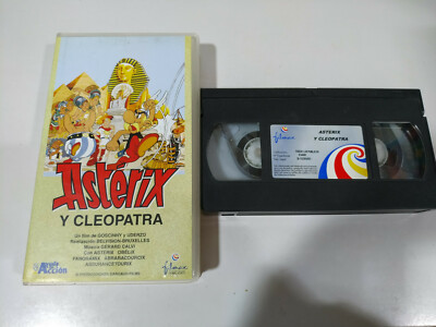Asterix Obelix And Cleopatra Goscinny And Uderzo - VHS Tape Spanish