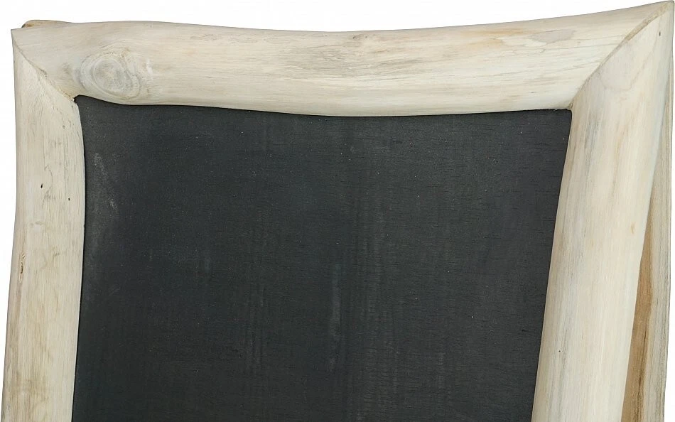 Aufsteller Kreidetafel Schreibtafel 70x40cm Teakholz Doppel Braun Geweg Geschäft - Bild 2 von 4