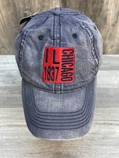 Chicago Illinois Cap Hat City Adjustable Strapback Unisex Adult Ball Cap Trucker