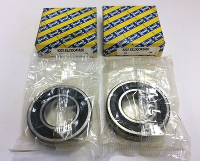 20 mm bore x 47 OD x 14 wide SNR Bearing new 6204 EE J30D43 Lot of 2