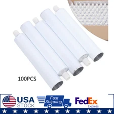 100pcs Travel Tube Aluminum Empty Unsealing Toothpaste Tubes Environmentally