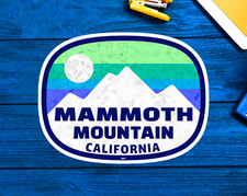 Ski Mammoth Mountain Decal Sticker 3.6" X 2.75" California Skiing Vinyl