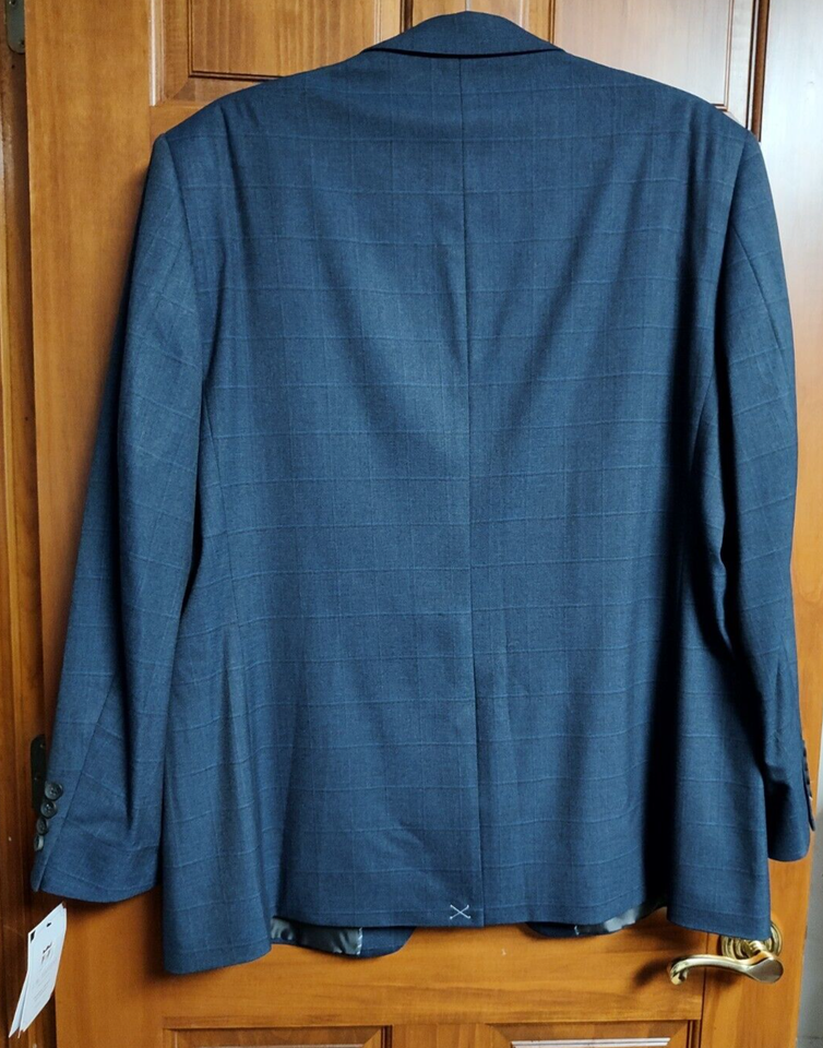 J.M. Haggar Men's Premium Stretch Pant 36 X 30 Jacket 44 SUIT HZ01007