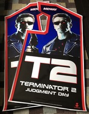 Terminator 2 Side Art Arcade Artwork T2 Decal Overlay Sticker Vinyl Midway Terminator 2 Side Art Arcade Artwork T2 Decal Overlay Sticker Vinyl Midway