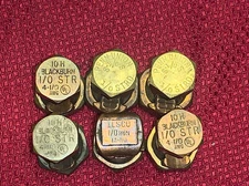 Penn Union, Blackburn, ILSCO  - 1/0 STRD Split-Bolt Connector - Lot Of 6