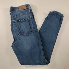 Madewell 10" High Rise Skinny Blue Denim Jeans Womens Size 27