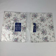 Gibson Gift Wrapping Paper Floral Gardner 1 Sheet Single Vintage USA Presents