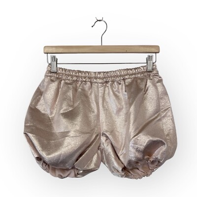 Bianca Balti Maternity Bloomers Size 4 Rose Gold Metallic Shorts