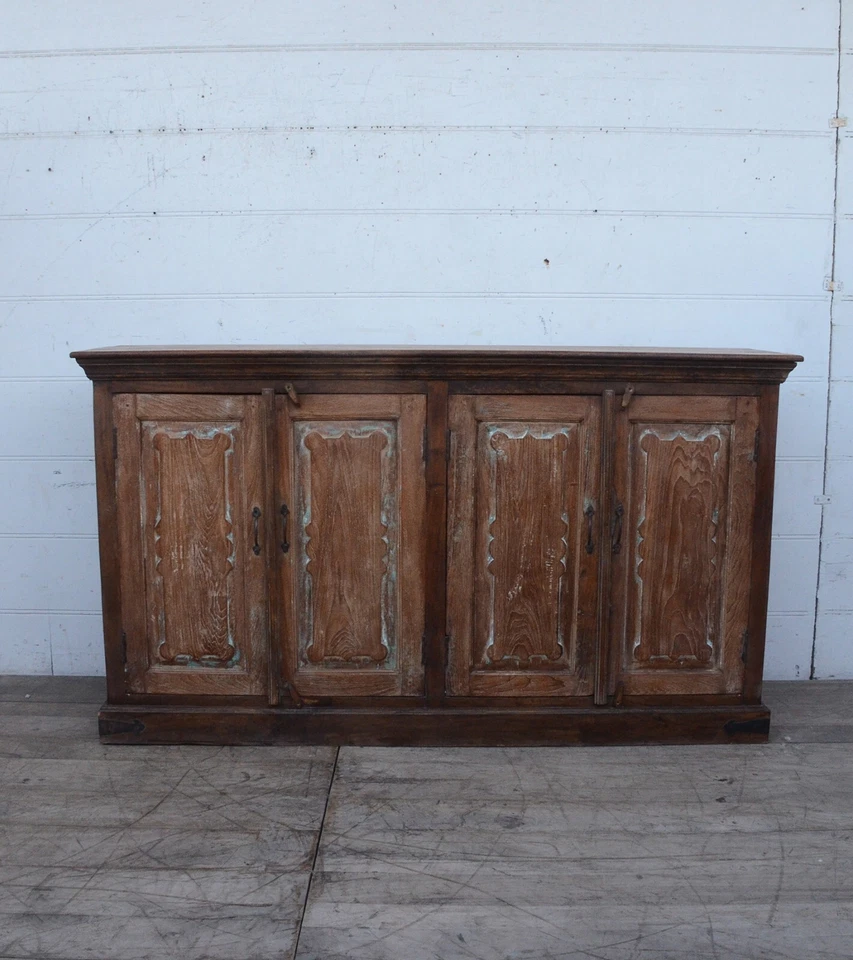 Reclaimed Solid Teak Wood Cabinet, Handcrafted & Extremely - Stunning. - Image 3 of 4
