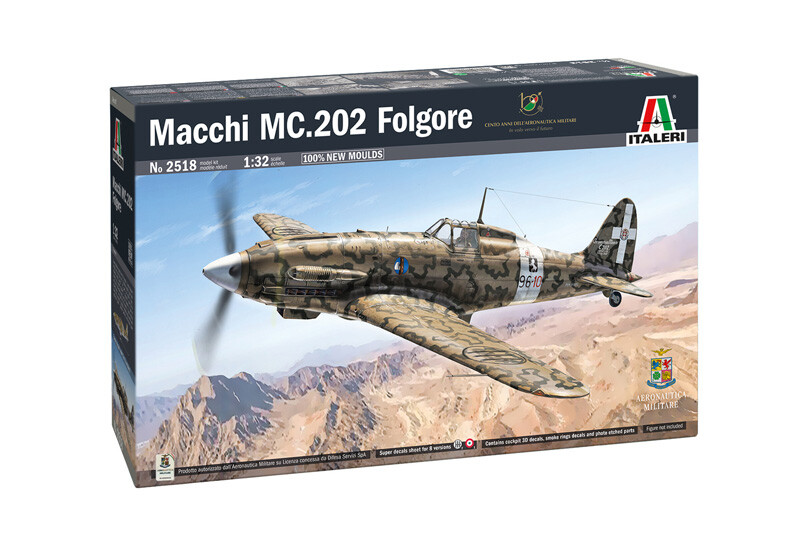Italeri 2518 Macchi MC.202 Folgore Plastic Kit