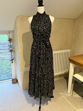 Zimmermann Metallic Polka Dot Dress - Black&Gold