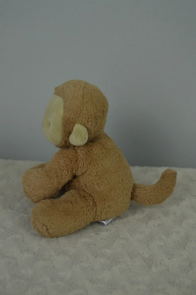 Juguete de peluche Child of Mine de Carter's Monkey para bebé sonajero marrón tostado Foto 2 de 4