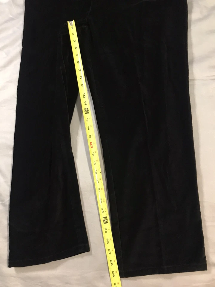 Брюки женские Covington 18 черные бархатные с прямыми карманами для ног - Изображение 3 из 4