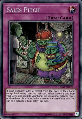 sales pitch yugioh card - IGAS-EN076 - Secret Rare but you cannot activate cards Yugioh Sales Pitch Secret Ignition