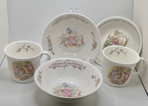 Beatrix Potter Bowl Jemima Puddle -Duck, Royal Albert, Petter Rabbit-Wedgewood