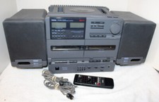 Vintage Yamaha AST-C10 Portable AM/FM Compact CD Dual Cassette BoomBox  Working