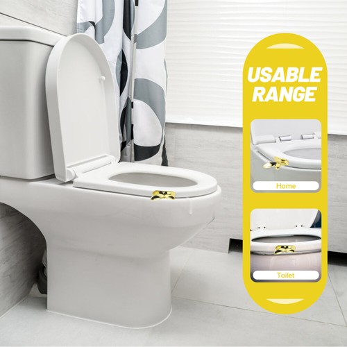 2 Pcs Toilet Lid Lifter Acrylic Seat Lower Gold Bathroom Accessories eBay