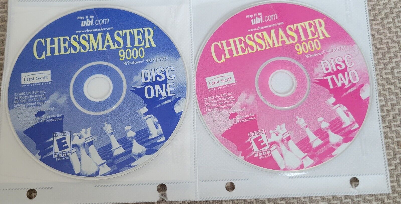 Chessmaster 9000 PC CD-Rom 2 CDs