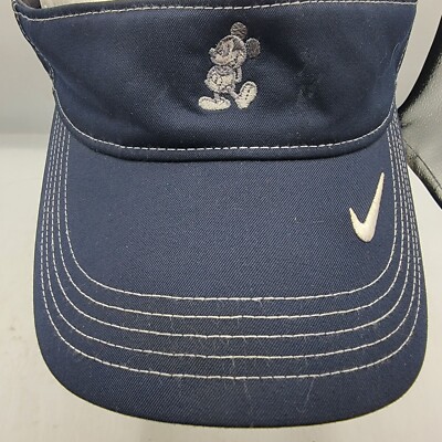 Disney Parks x Nike Dri-Fit Classic Mickey Mouse Navy Blue Visor Hat Adult Disney Parks x Nike Dri-Fit Classic Mickey Mouse Navy Blue  main image 2