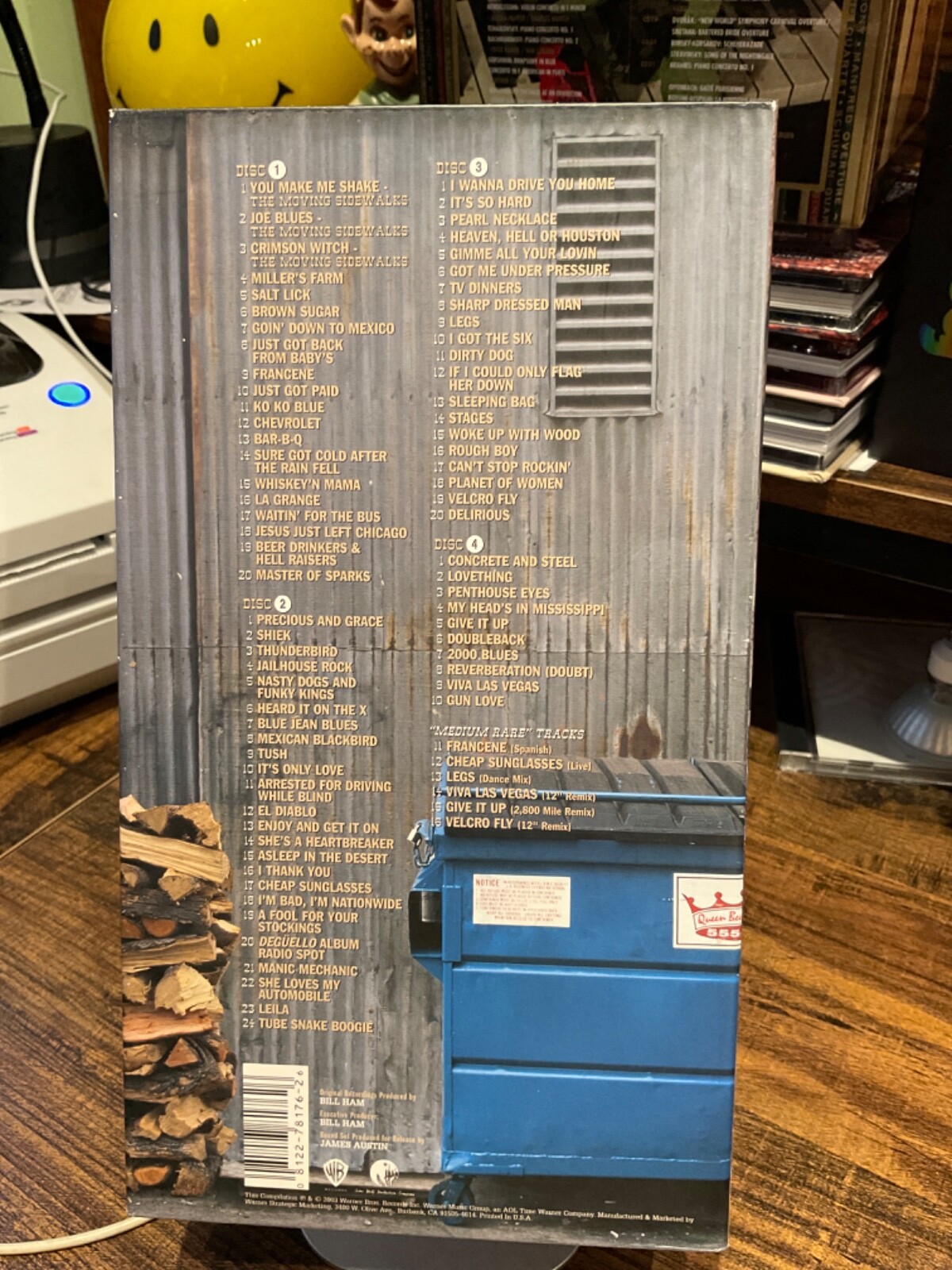 Chrome, Smoke & BBQ The ZZ Top Box [Longbox] (CD, 4 Discs, Booklet) 2003 81227817626 eBay