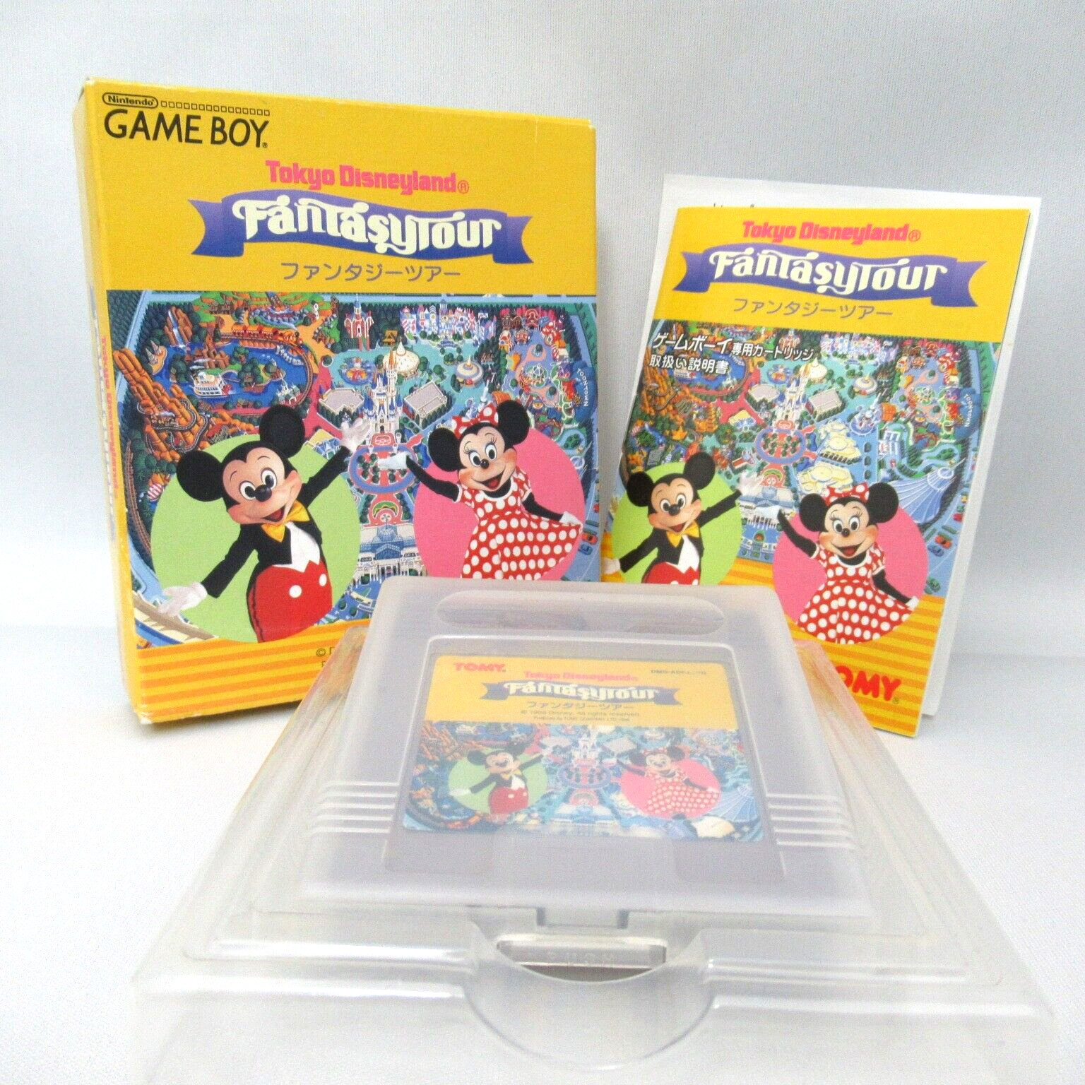 Tokyo Disneyland Fantasy Tour with Box and Manual [Nintendo Gameboy JP ver.]