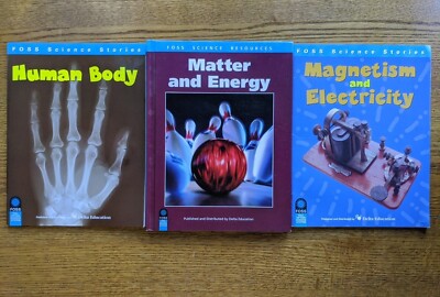 Foss Science Stories Matter Energy Magnesium Electricity Human Body Lot 3 - ED2
