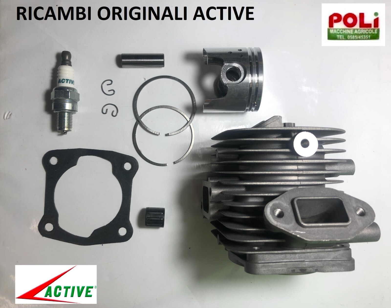 Kit Cilindro e Pistone Active 39.39 40.40 Originale HD E2 per Motosega