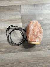 Orange Salt Lamp 7” Height, Table Night Lamp