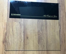 PIONEER COPERTURA - LASTRA IN VETRO ORIGINALE COMPLETA DI CHIUSURA A MOLLE