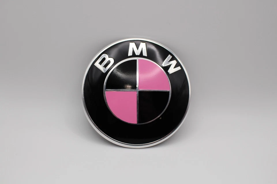Pegatinas superpuestas emblema negro y rosa para BMW 128 135 128i 135i E82 F20 1M 1 Foto 3 de 4