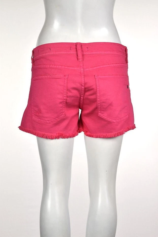 Pantalones Cortos Genetic Denim Mujer Talla 27 Rosa Color Denim Algodón Informal Foto 2 de 4