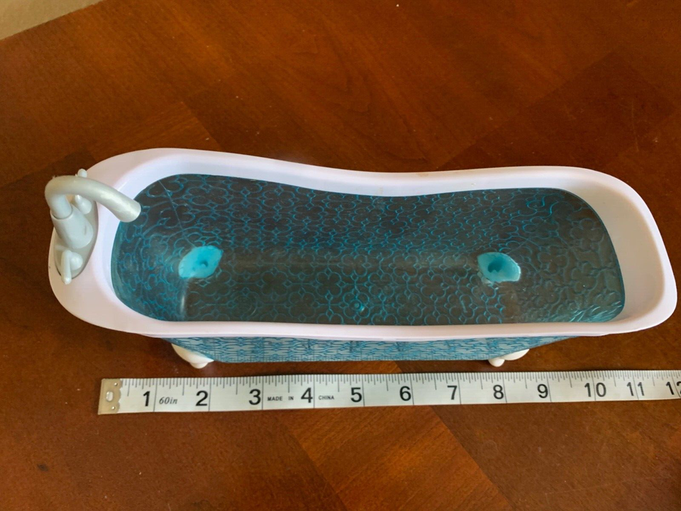 2014 Barbie Dream House Blue Claw Foot Bathtub eBay