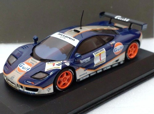 Miniature 1/43 Minichamps McLaren F1 GTR #42 – 1995, Gris, édition Laribiere-Sourd-Poulain