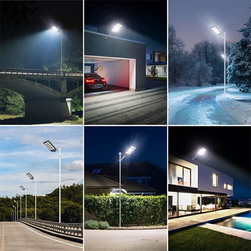 PIR Outdoor Solar Street Flood Light IP67 2000W Bright Integrated Commercial - Picture 14 of 16