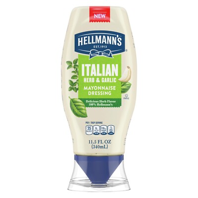 :.Hellmann's Mayonnaise   Dressing Italian Herb & Garlic   11.5 oz.: