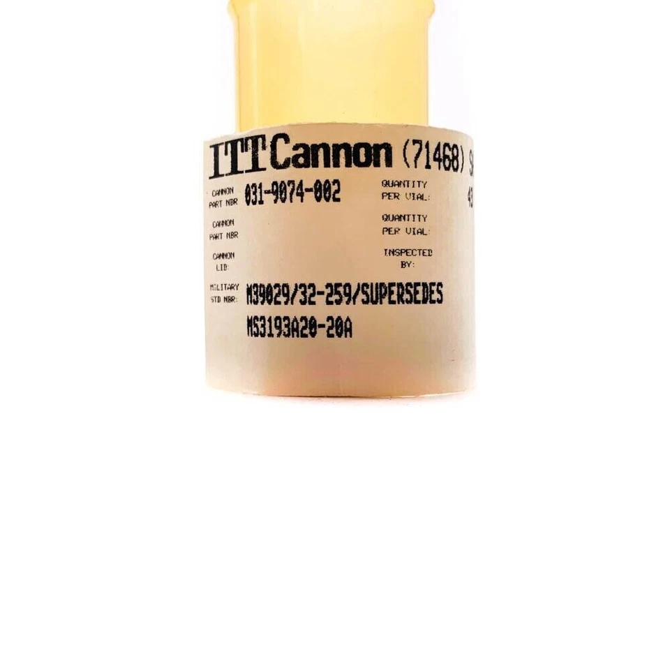 ITT Cannon MS3126E20-41S Circular MIL Spec Connector 41 Pos with Contact Pins - Image 3 of 4